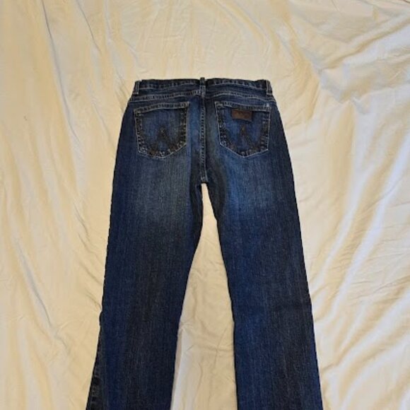 Wrangler Boys Retro Slim Straight Jeans – Size 18 (Fits Like Men’s 30x32) - Picture 2 of 5